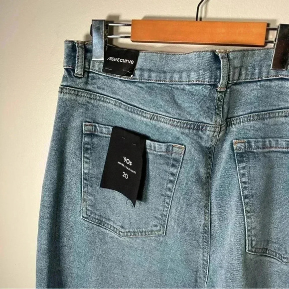 NWT ARDENE CURVE High Rise '90s Jeans 20 - Picture 6 of 7